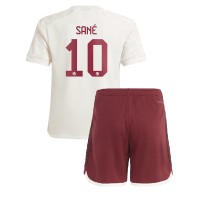 Bayern Munich Leroy Sane #10 Tredje trøje Børn 2023-24 Kortærmet (+ Korte bukser)